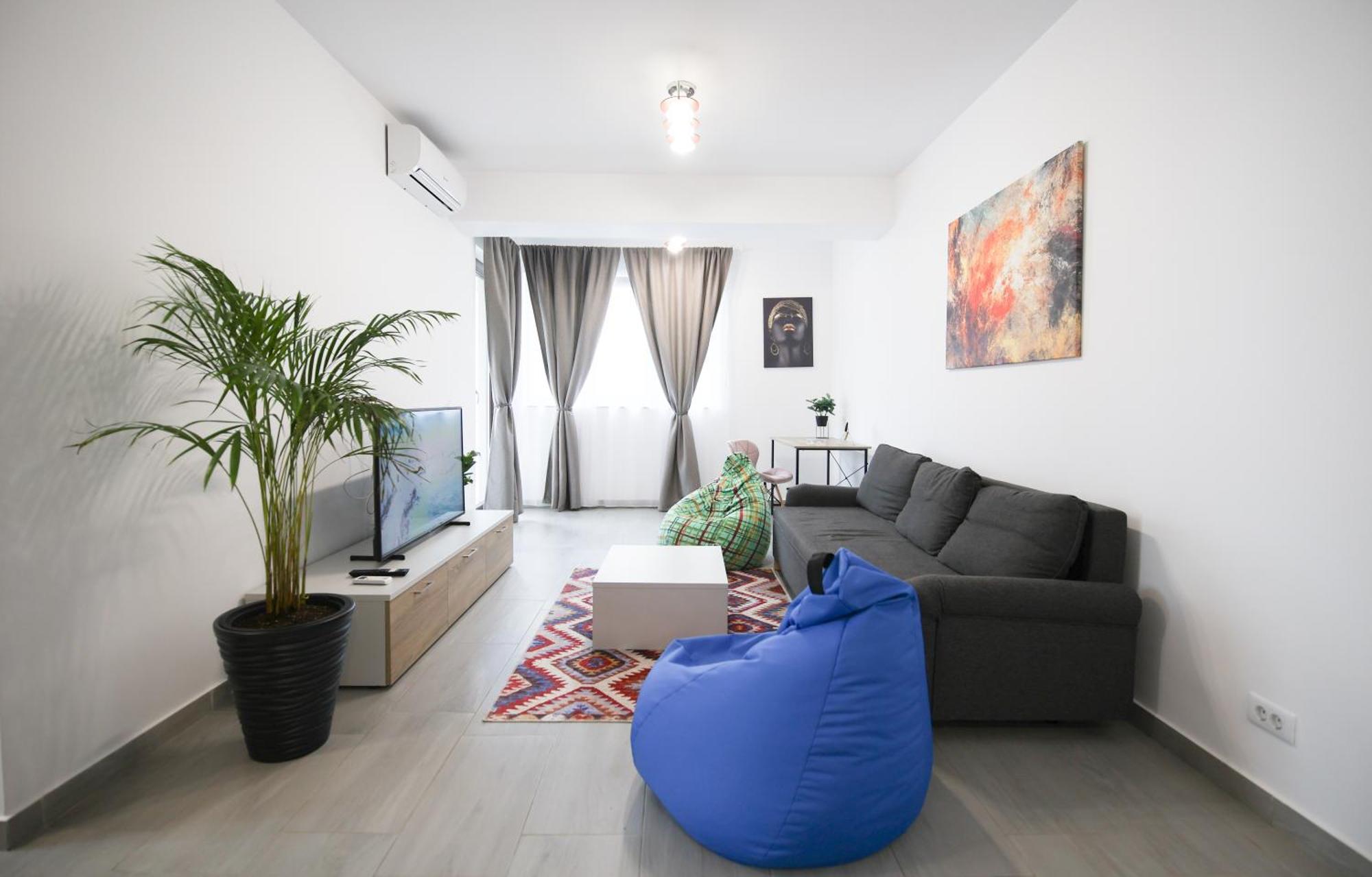 Vitan Central Oasis ---Free Secured Private Parking---Self Check-In-- Бухарест Номер фото